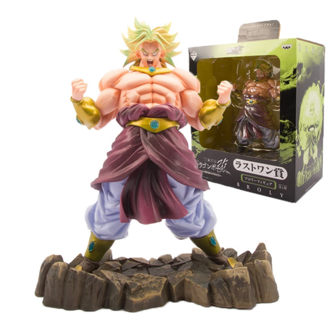 Figurine LED Dragon Ball Z Broly Saiyan Légendaire | DBZ Store