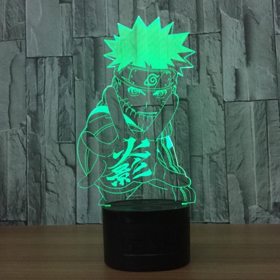 Lampe acrylique Naruto Uzumaki