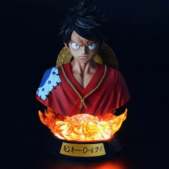 Figurine One Piece Monkey D Luffy LED