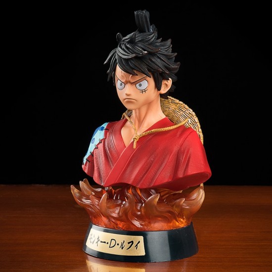 Figurine One Piece Roronoa Zoro Socle LED avec télécommande 15 cm
