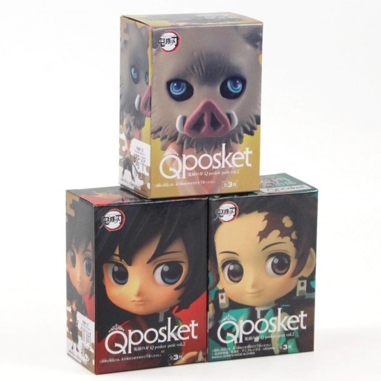 Figurines Demon Slayer Tanjiro / Giyu et Inosuke